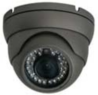 Indoor/Outdoor IR Turret Camera, 3.6mm, Dark Grey Housing